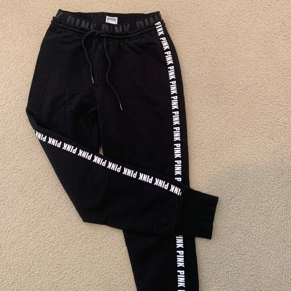 pink sweatpants!!